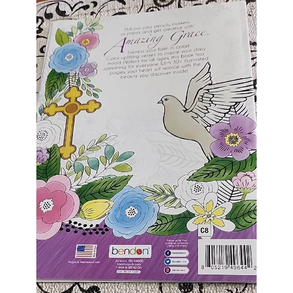 Live Happy / Amazing Grace Advanced Coloring Books